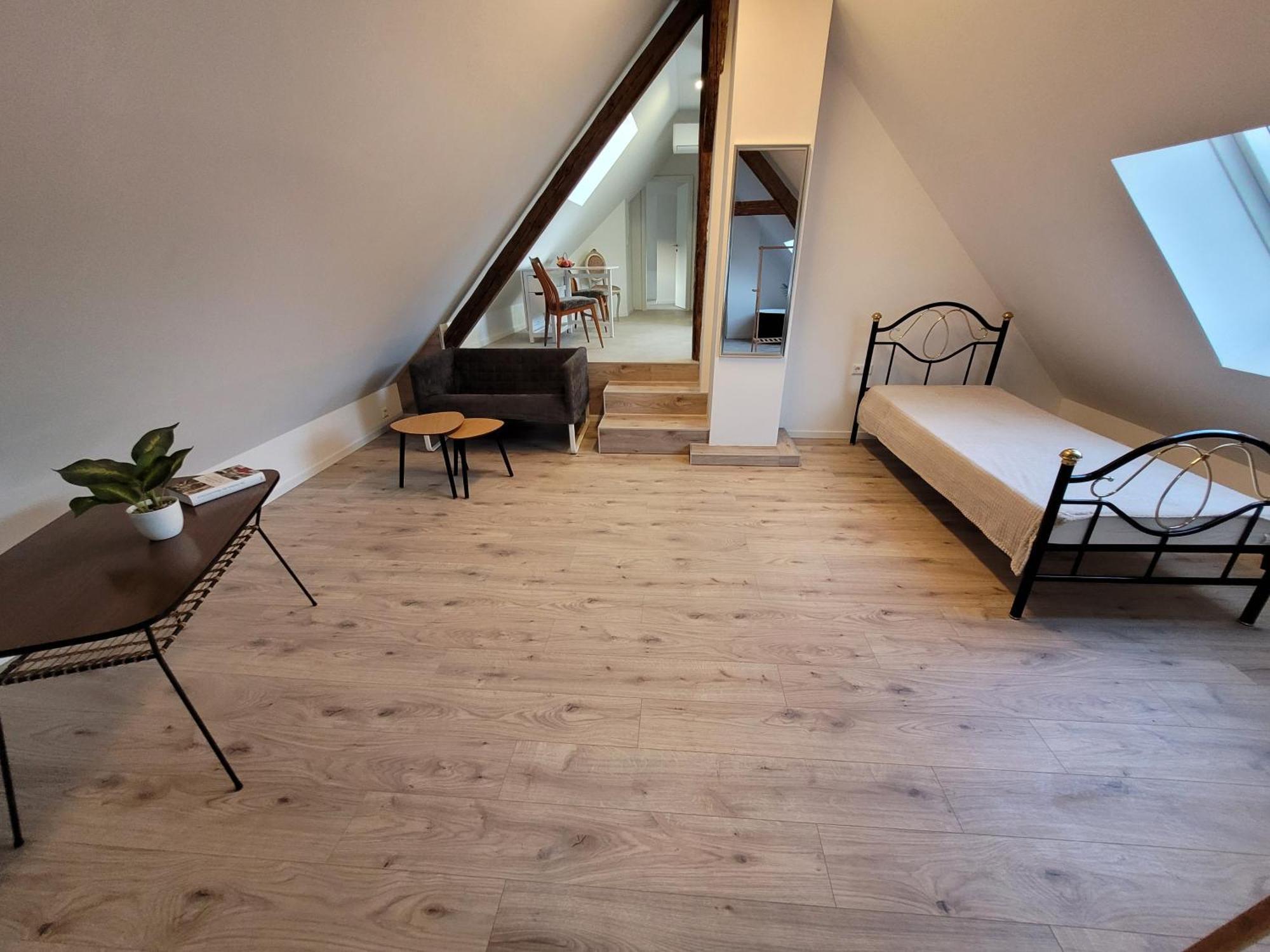 Loft Apartment Am Bahnhof อัลบ์ชตัดท์ ภายนอก รูปภาพ